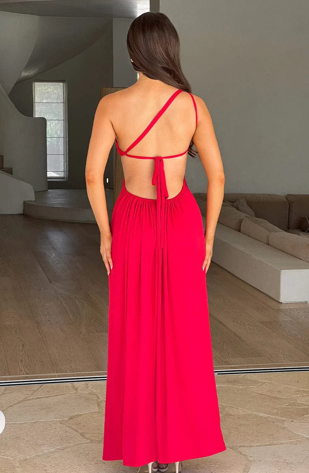 Isadora™ | Robe longue asymétrique