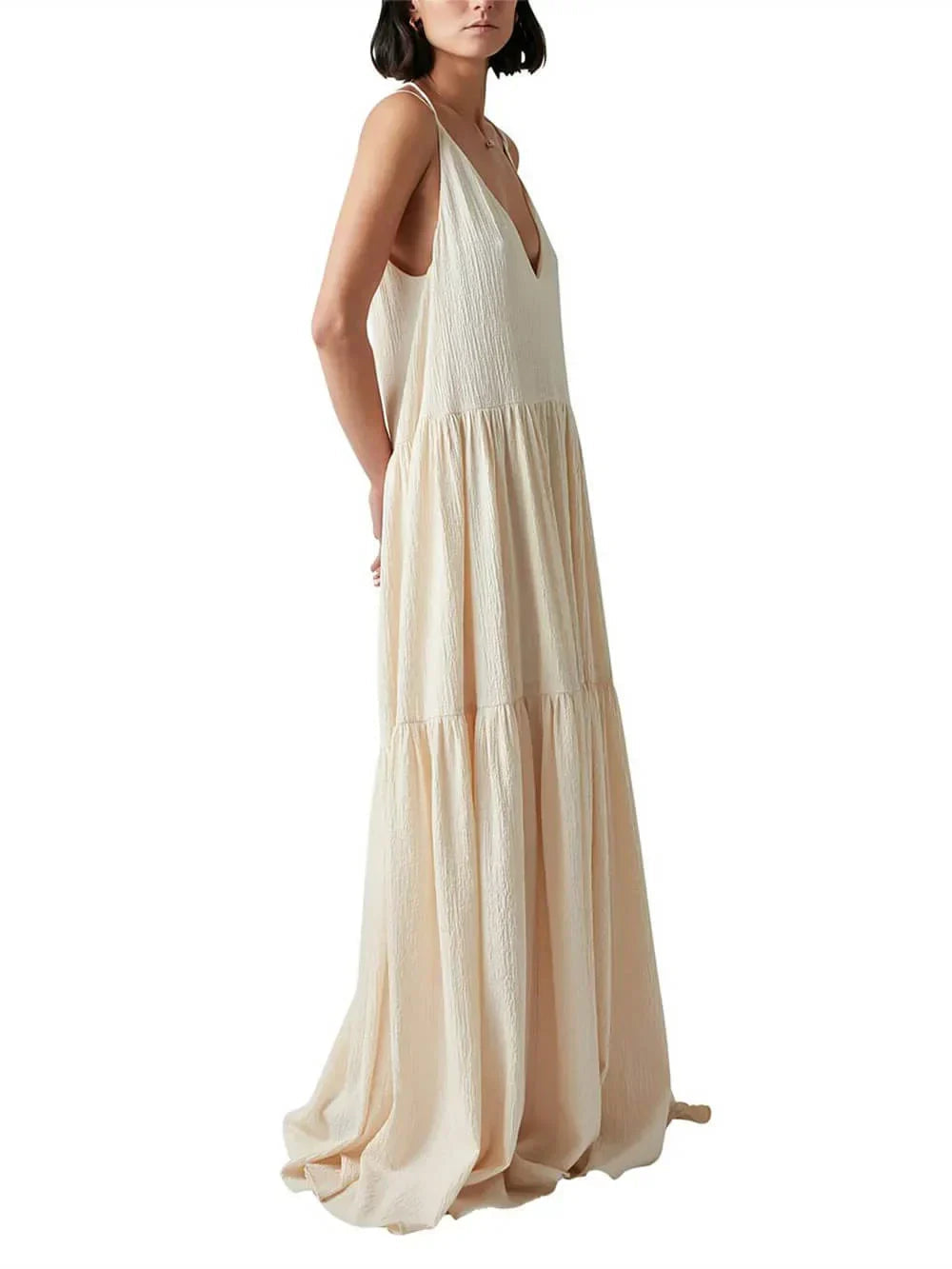 Robe longue beige Isadora™