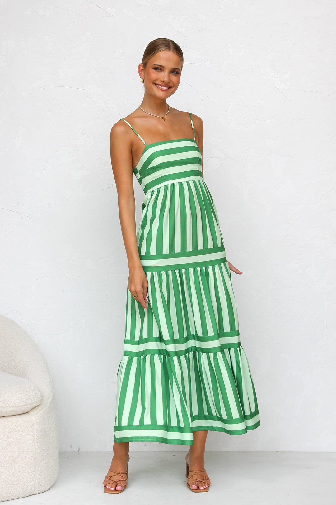Isadora™ | Striped Candy Flow Maxi Dress