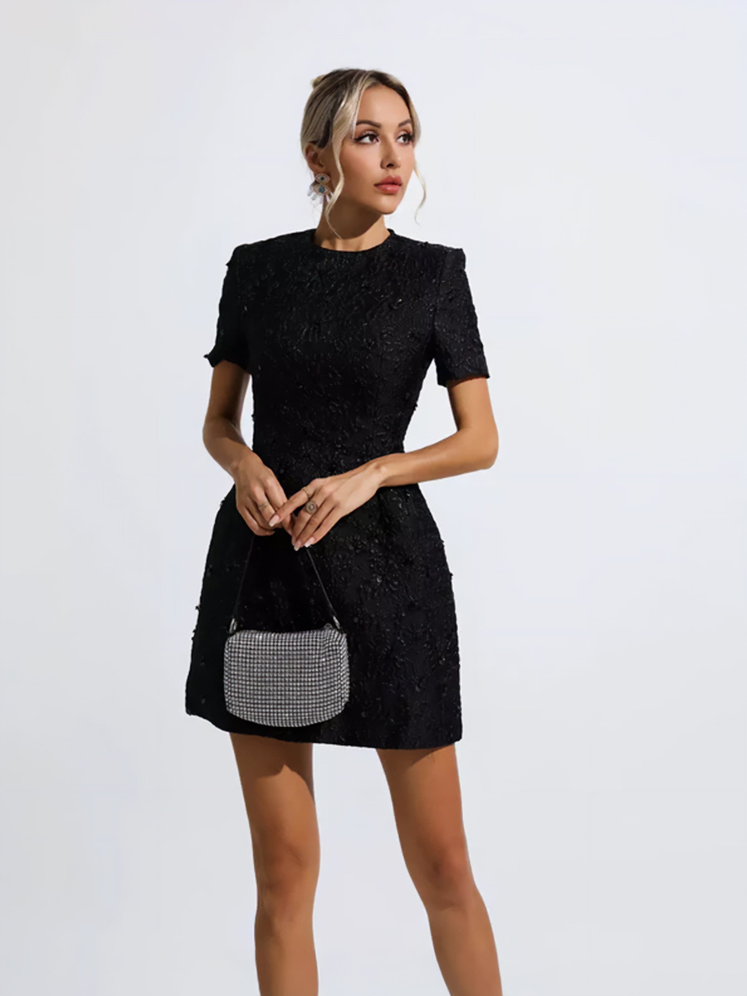 Isadora™ | Elegant Floral Mini Dress