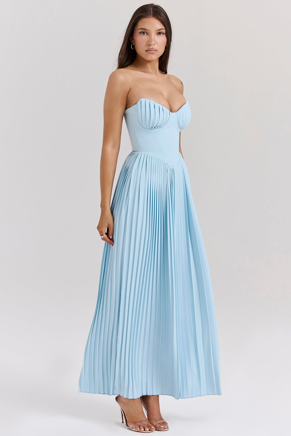 Isadora™ | Blue Elegant Maxi Dress