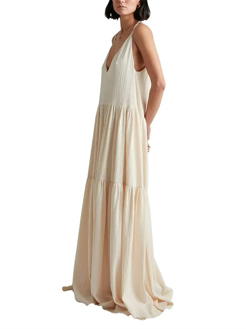 Robe longue beige Isadora™