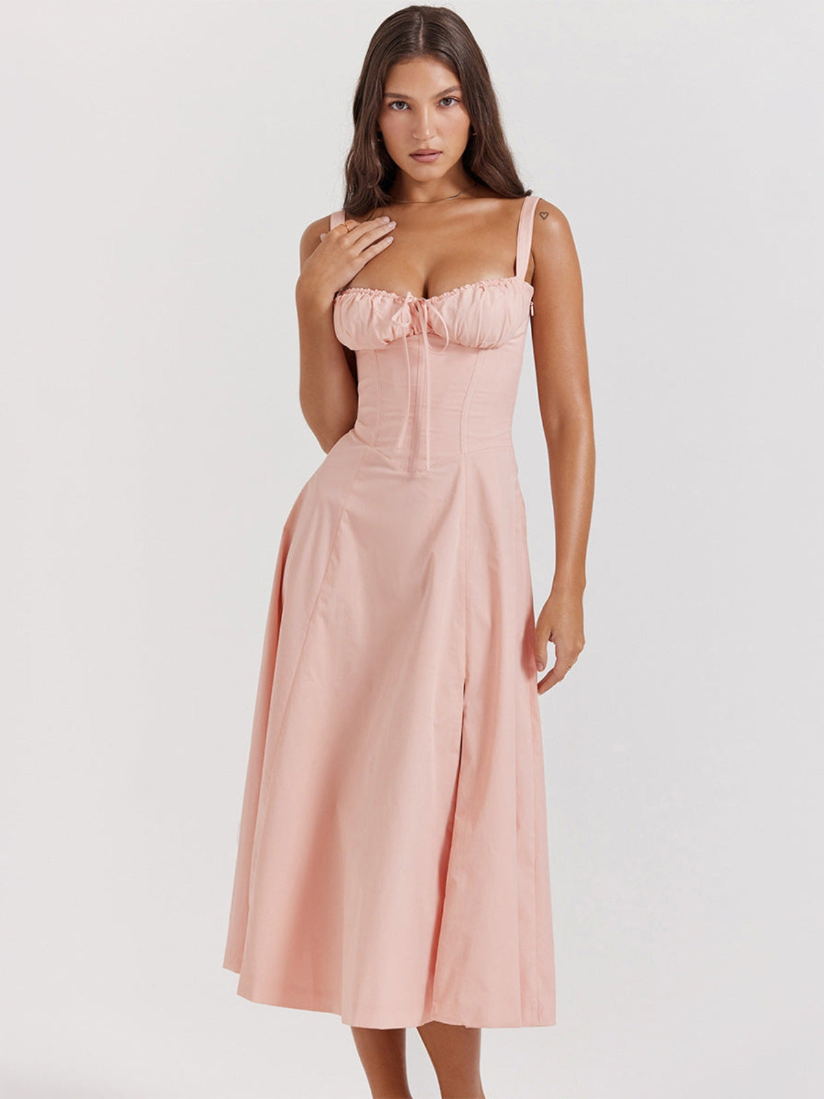 Robe corset en lin Sorrento | Isadora™