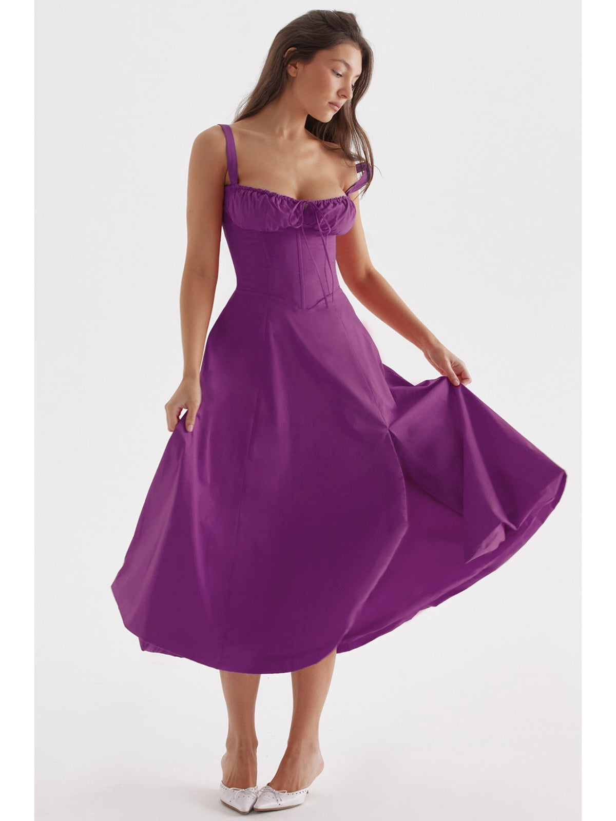 Robe corset en lin Sorrento | Isadora™