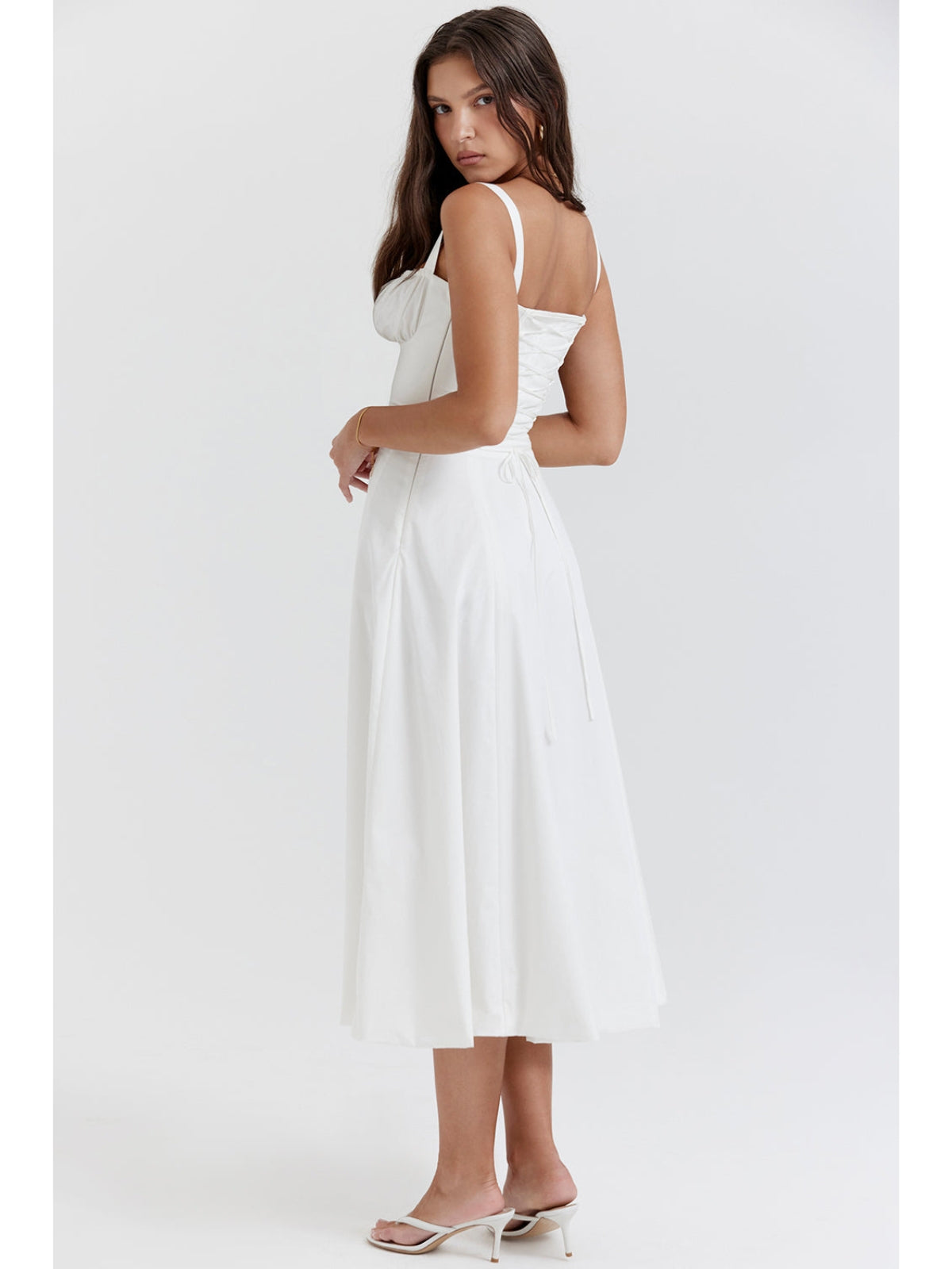 Robe corset en lin Sorrento | Isadora™