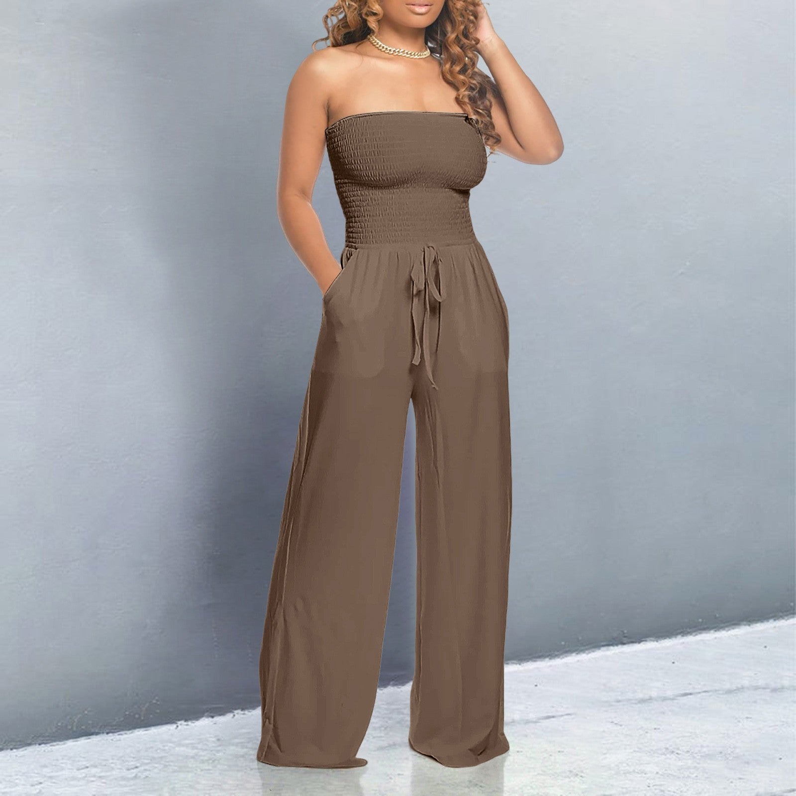 Off Shoulder Jumpsuit – Lightweight & Flattering | Isadora
