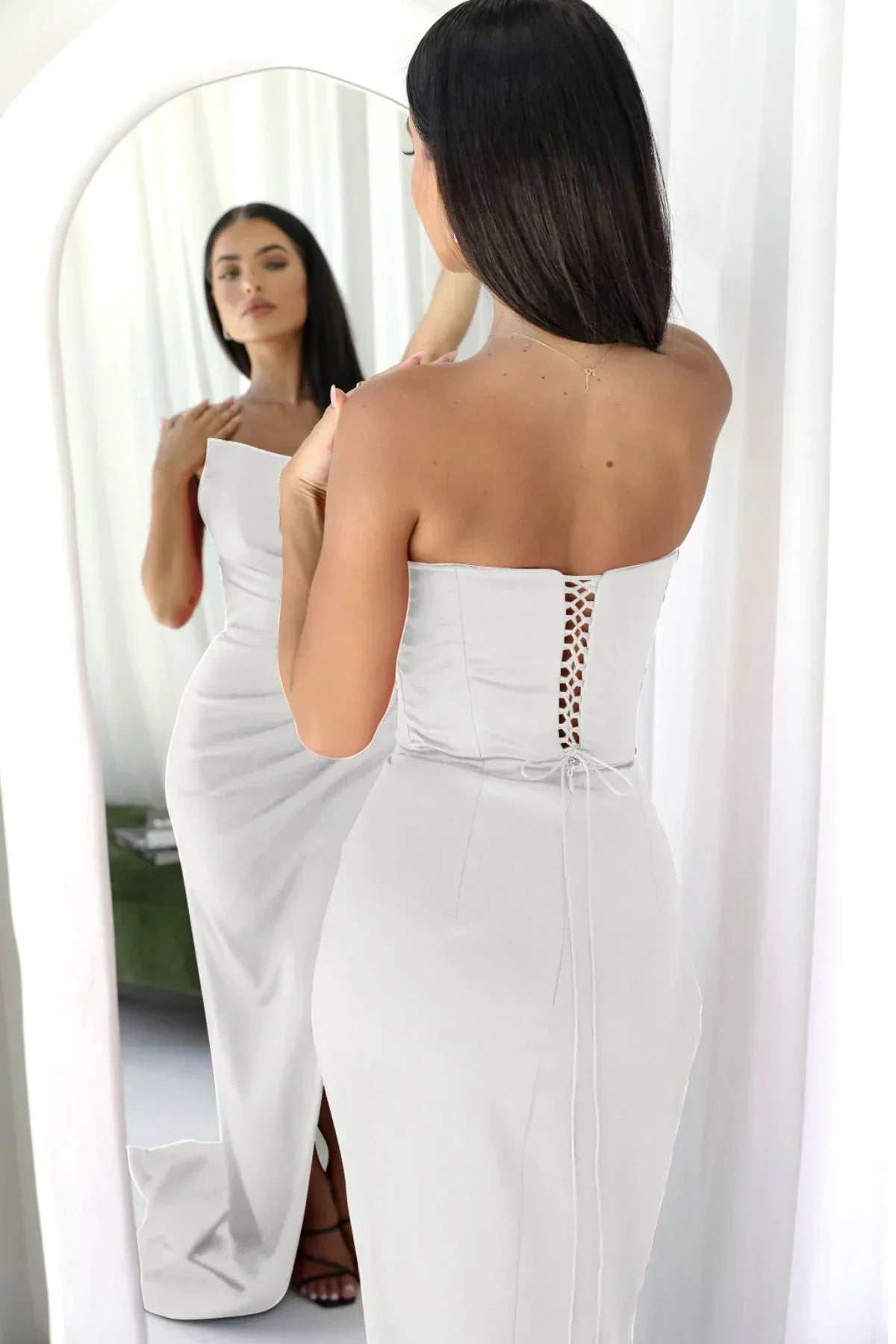 Isadora™ | Sexy Strapless Pleated Dress