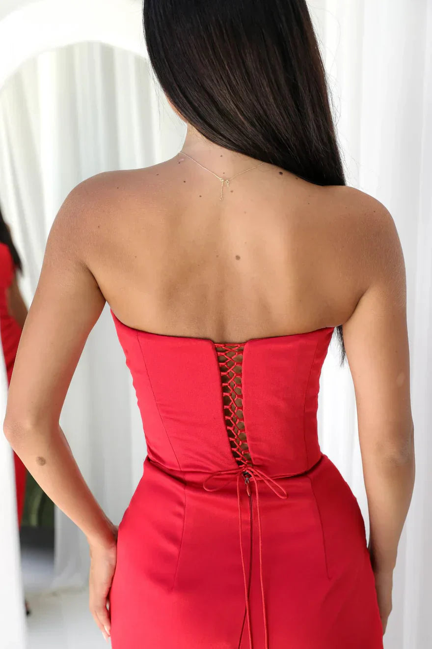 Isadora™ | Sexy Strapless Pleated Dress