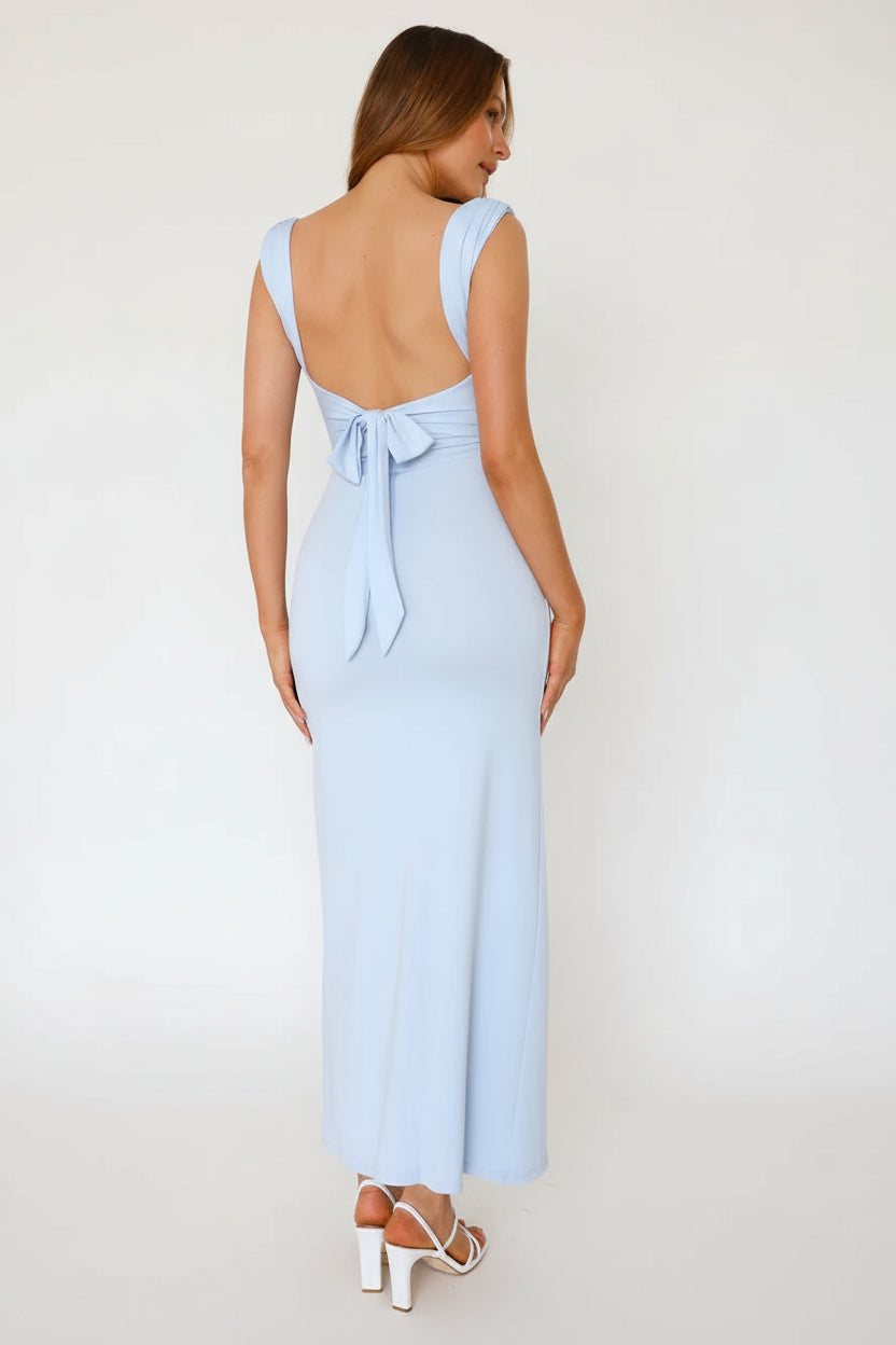 Robe longue en satin Sienna | Isadora™