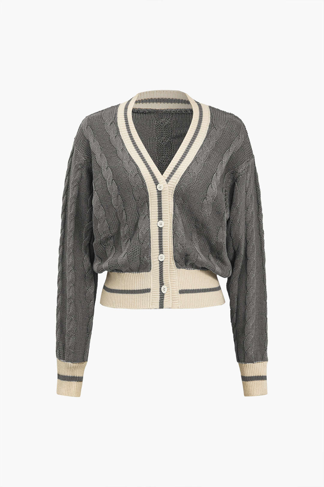 Isadora™ | Block Print Button Sweater Cardigan