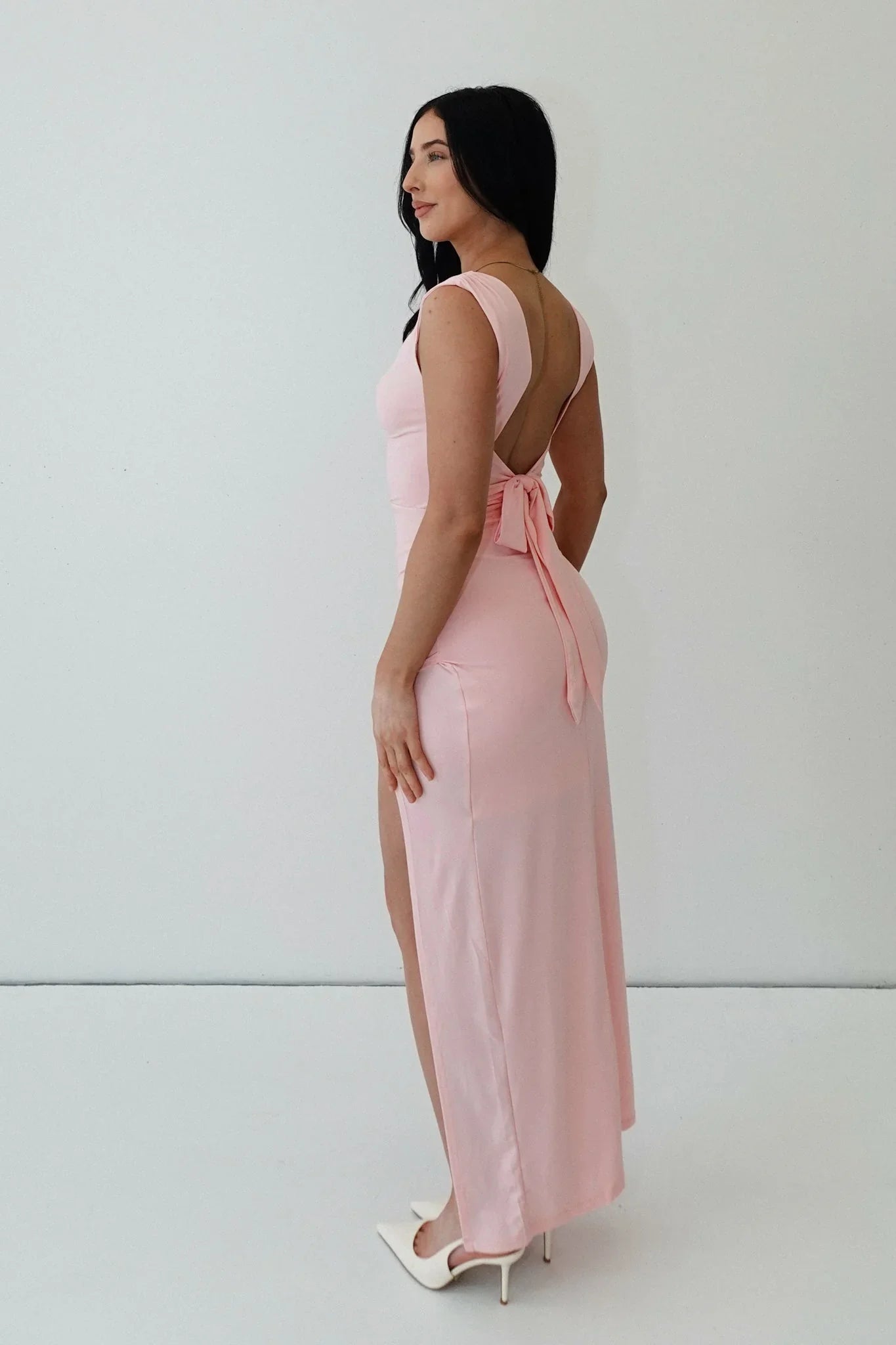 Robe longue en satin Sienna | Isadora™