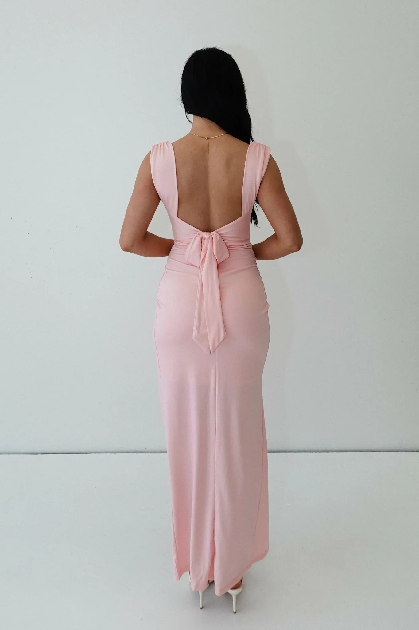 Robe longue en satin Sienna | Isadora™