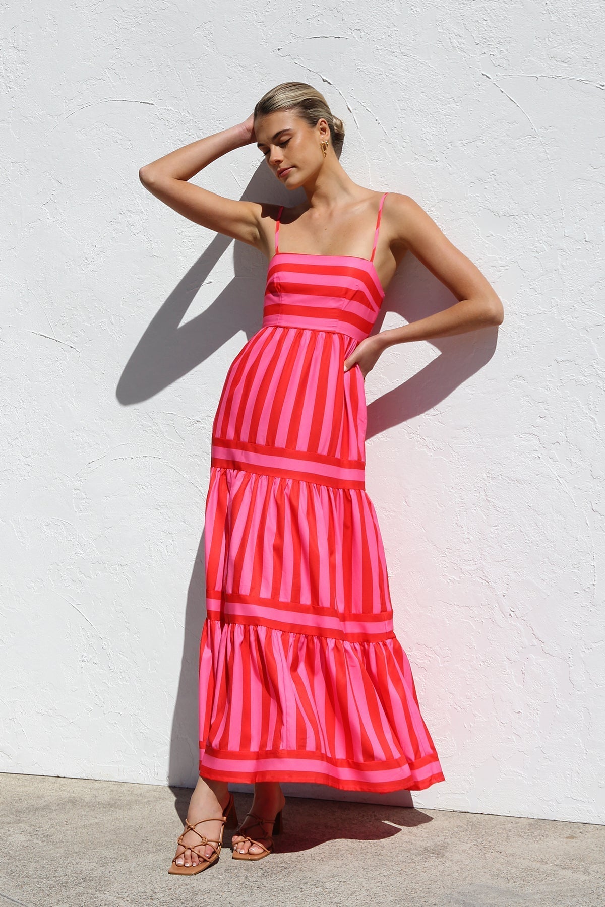 Isadora™ | Striped Candy Flow Maxi Dress