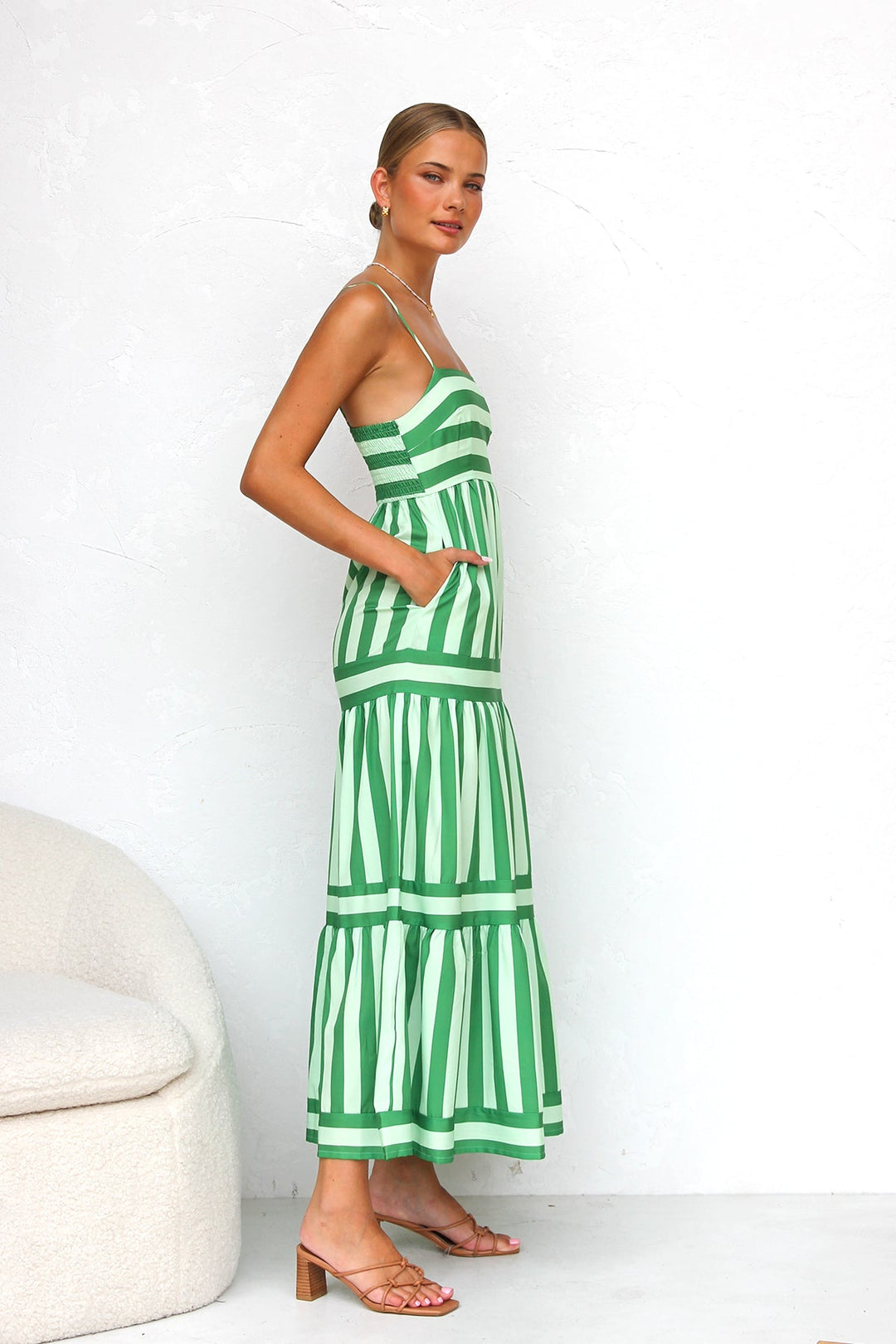 Isadora™ | Striped Candy Flow Maxi Dress