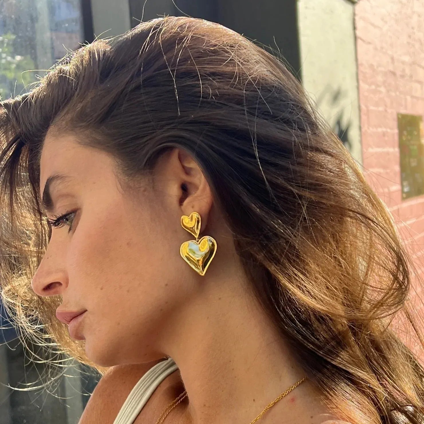 Isadora™ | Heart Earrings 14k