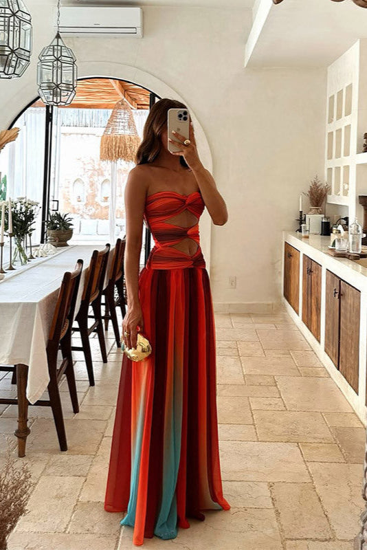Isadora™ | Off-Shoulder Maxi Dress