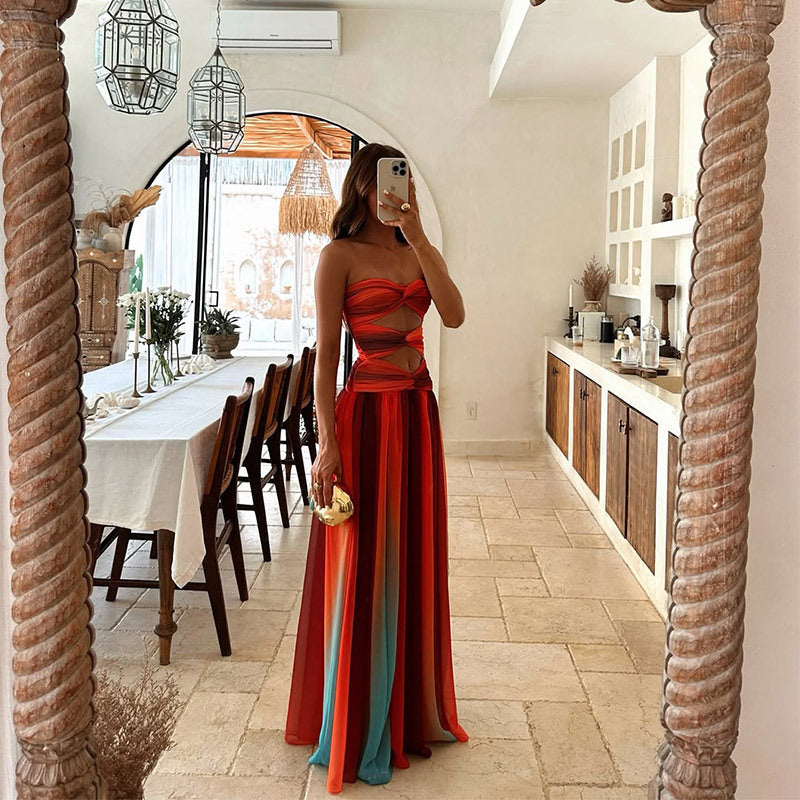 Isadora™ | Off-Shoulder Maxi Dress