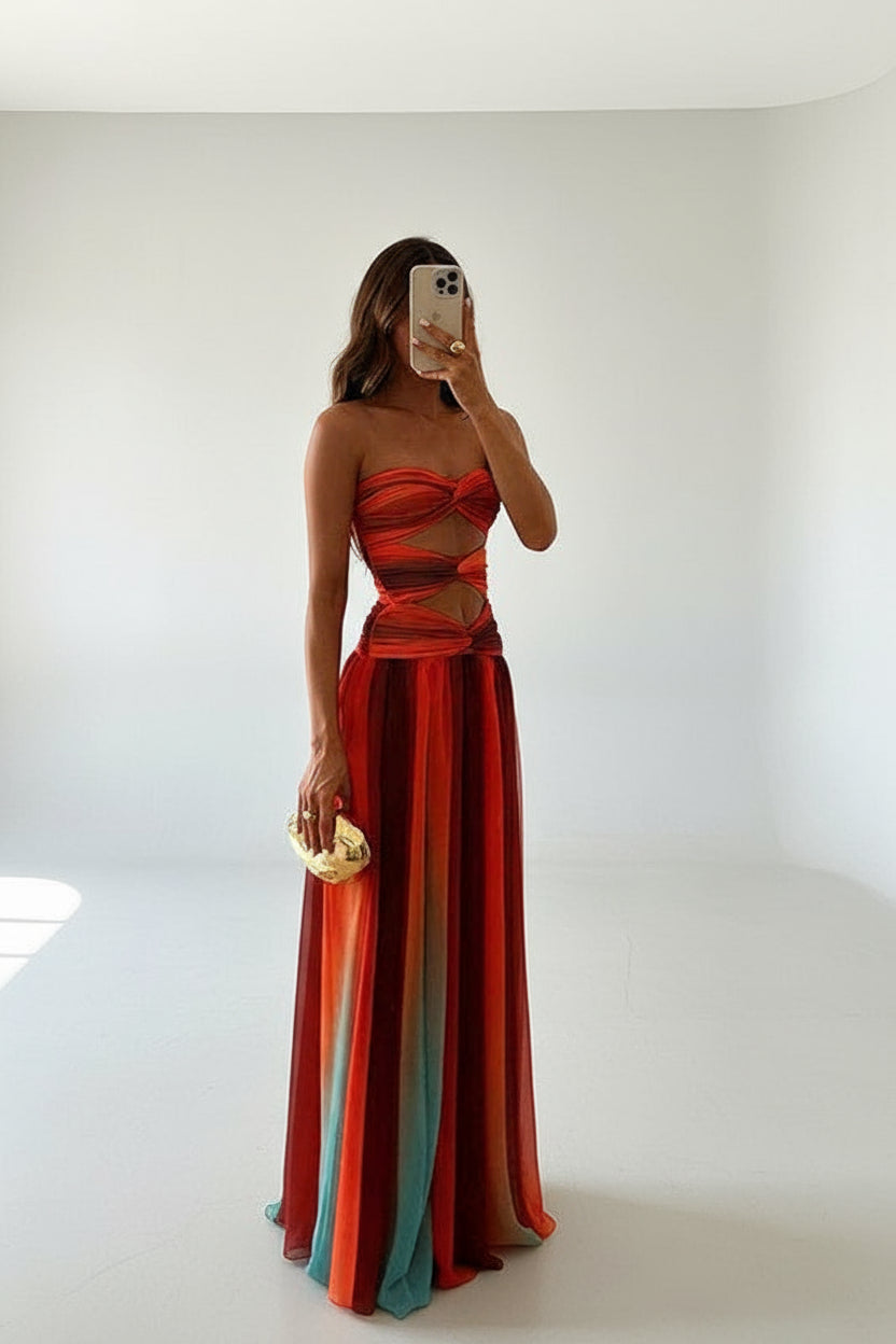 Isadora™ | Robe longue à épaules dénudées