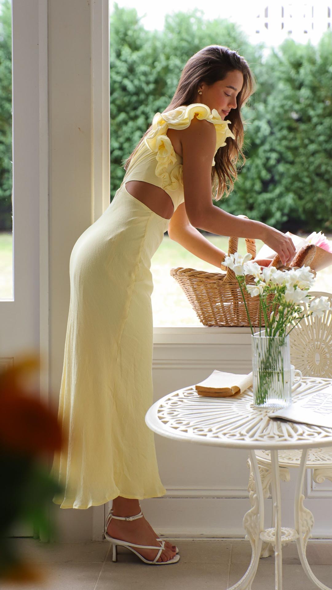 Isadora™ | One-Shoulder Cutout Maxi Dress