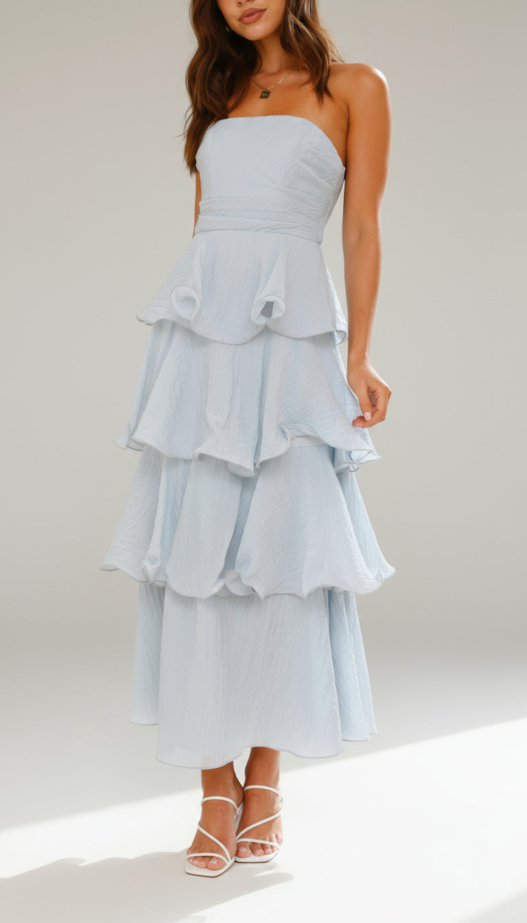 Isadora™ | Tiered Ruffle Maxi Dress