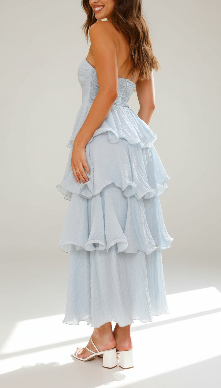 Isadora™ | Tiered Ruffle Maxi Dress
