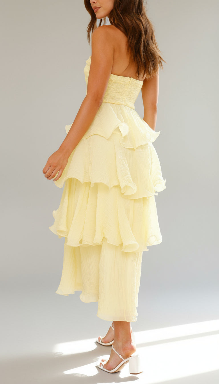 Isadora™ | Tiered Ruffle Maxi Dress