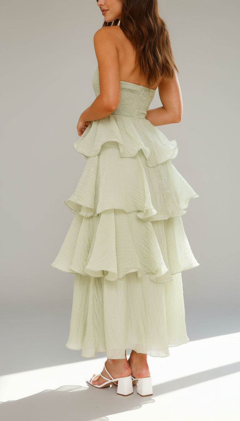 Isadora™ | Tiered Ruffle Maxi Dress