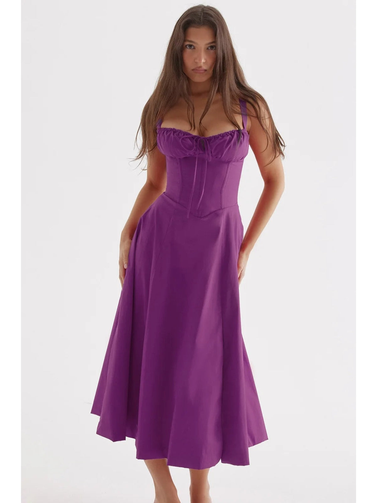 Isadora™ | Sorrento Linen Corset Dress