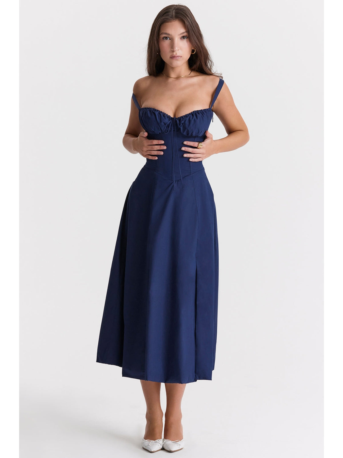 Isadora | Sorrento Linen Corset Dress Isadora | Sorrento Linen Corset Dress