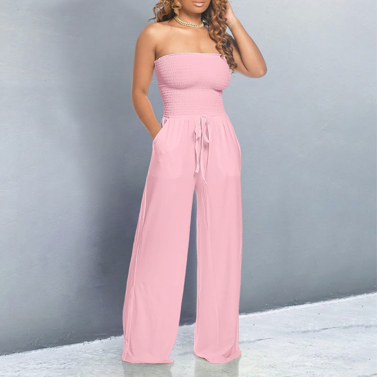 Off Shoulder Jumpsuit – Lightweight & Flattering | Isadora