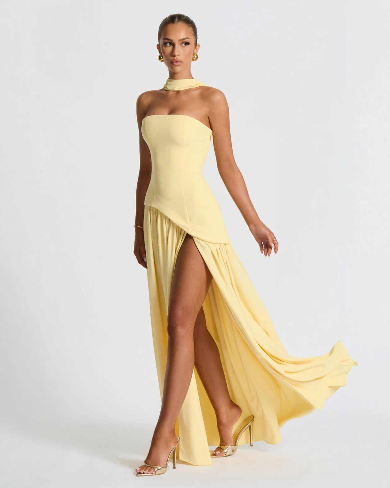 Isadora™ | Chic Slit Maxi Dress